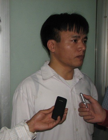 anh Nguyễn Xuân Việt, tài xế taxi của hãng taxi Tuấn Linh.